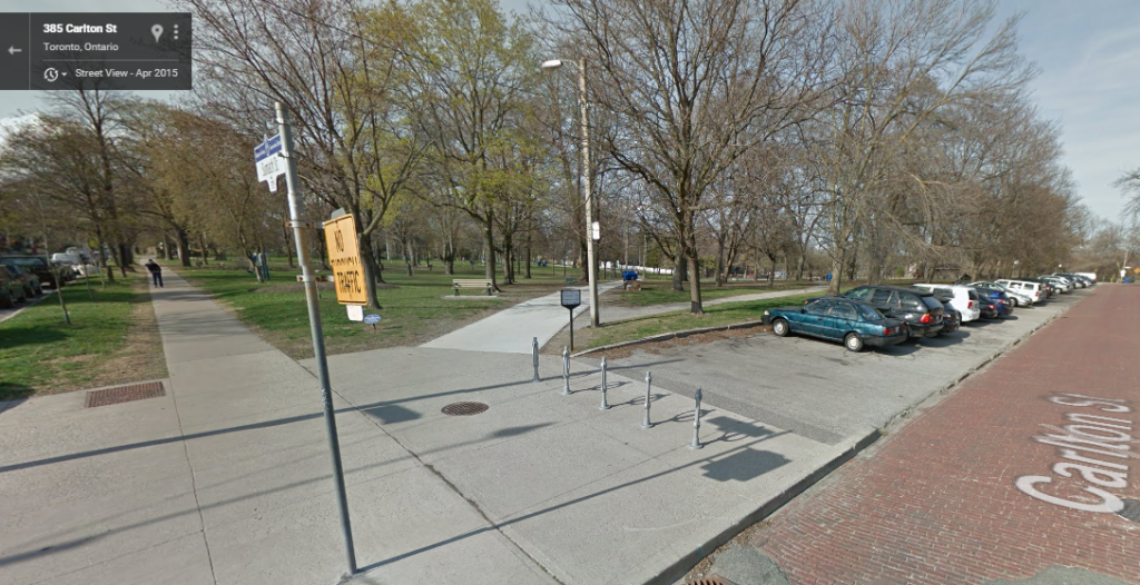 This is the blanket location. Carleton and Sumach. Meet here